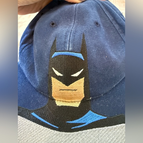 Vintage Warner Bros Studio Store Kids Batman Adjustable Get Cap - Picture 5 of 8
